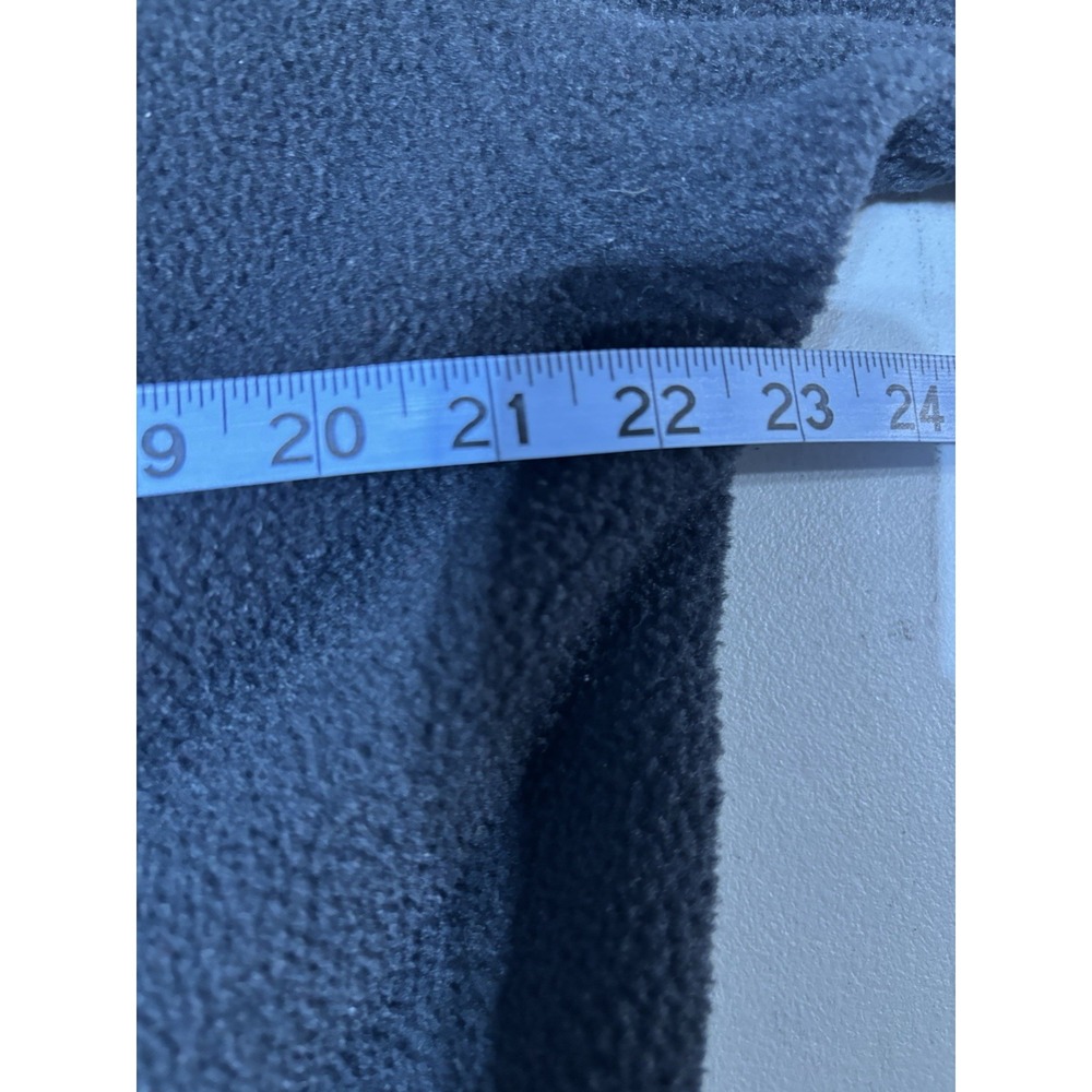 Lands' End Fleece Jacket Women's ‎ Large Full Zip Sherpa Black Long Sleeve Lined - Picture 6 of 7